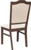 vidaXL Sedie da pranzo con cuscino 2 pz. Legno massiccio Anteprima dell’immagine prodotto 7