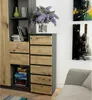 Komoda AKORD CL6 Grafit Szary 40 cm 6 szuflad kolor Dąb Podgląd zdjęcia produktu 5