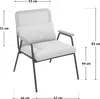 SVITA THEA Fauteuil lounge en rotin Fauteuil rétro en rotin Voir les images du produit 6