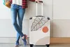 MuchoWow® Koffer Handgepäck Trolley Rollkoffer Kleine Produktbild-Vorschau 5