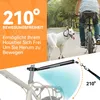 Carbon Fahrradleine Hund mit Stoßdämpfer 210° drehbar Produktbild-Vorschau 6