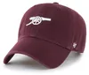'47 Brand Cap Arsenal FC '47 CLEAN UP Strapback Dark Maroon Produktbild-Vorschau 1