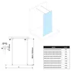 Polysan ESCA Glas Flute 767x2100mm Produktbild-Vorschau 3