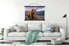 MuchoWow® Textilposter Schottischer Highlander - Berg - Produktbild-Vorschau 3