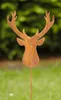 Edelrost Gartenstecker Hirsch 65 cm Rost Gartendeko Produktbild-Vorschau 1