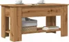 vidaXL Konferenční stolek Artisan dub 101x49x52 cm materiál Náhled obrázku produktu 2