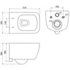 Mexen Stella WC mísa Rimless s pomalu padající deskou slim, Náhled obrázku produktu 6