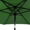 Aga Ombrellone da giardino inclinabile 250 cm Verde scuro Anteprima dell’immagine prodotto 4