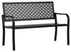 Panca da giardino Outsunny, modello a due posti, con motivo Anteprima dell’immagine prodotto 1