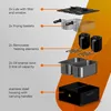 TurboTronic dvojitá fritéza - DF2 - na olej – 3600 W – 2×3 Náhled obrázku produktu 2