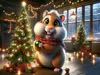 CALVENDO Puzzle Weihnachtswunderland: Ein Hamster im Produktbild-Vorschau 3