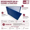 GGM Wechselmappe DIN A4 Blau 3 Druckknöpfe für Produktbild-Vorschau 5