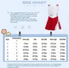 Bambini Ragazze Cheerleading Costume Taglia 158-164 Cm Anteprima dell’immagine prodotto 5