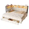 Letto imbottito Merax, modello divano letto, 90x200 cm, con Anteprima dell’immagine prodotto 11