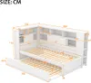 okwish Schlafsofa Daybett 90x200cm mit Ausziehbarem Produktbild-Vorschau 3