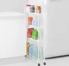 Metaltex Fino Opbergrek 4 Etages 58x16x95 cm Wit Produktbild-Vorschau 7