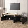 STILVORA Modernes TV-Schrank mit LED-Beleuchtung Lowboard, Produktbild-Vorschau 3