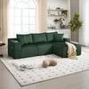 Modulares Sofa Set mit Chaiselongue & 2-Sitzer, weicher Produktbild-Vorschau 12