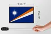 Holzschild Flagge Marshallinseln 18x12 cm Retro Flag Produktbild-Vorschau 5