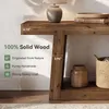 Tribesigns Konsolentisch Massivholz, 140 cm, Produktbild-Vorschau 2