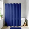 Duschvorhang aus Kunststoff, 180 x 200 cm, marineblau Produktbild-Vorschau 1
