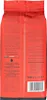 The image shows the back of a red coffee bag with text and a barcode. Produktbild-Vorschau