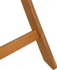 ESTEXO Gartentisch Akazienholz, Eckig, klappbar, Natur, 120 Produktbild-Vorschau 7