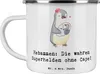 Mr. & Mrs. Panda Campingbecher Hebamme Superheld - Weiß - Produktbild-Vorschau 1