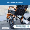 Carrozzina pieghevole Due sistemi frenanti Seduta 41 cm Anteprima dell’immagine prodotto 3