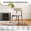 COLAMY 2-delige set keukel- en eetkamerstoelen, elegant en Productafbeelding-voorbeeld 9
