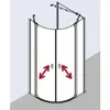 Kermi RAP50080201AK Viertelkreis Raya P50 0800x Produktbild-Vorschau 2