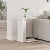 vidaXL Beistelltisch Weiß 35 x 25 x 50 cm Holzwerkstoff Produktbild-Vorschau 2