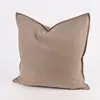Magma Kissenhülle Leinen LION einfarbig taupe 40x40cm Produktbild-Vorschau 5