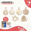 A collage of Christmas decorations and packaging, with brand logo and text. Anteprima dell’immagine prodotto