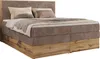 MKS MEBLE Boxspringbett WOOD CLASSIC KING, Doppelbett mit Produktbild-Vorschau 5