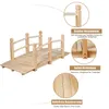 GOPLUS Holzbrücke aus Tannenholz, 150 x 67 x 55cm Produktbild-Vorschau 5