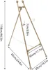 stojak podłogowy 2PCS Gold Iron Easel Art Display Ślubny Podgląd zdjęcia produktu 9