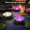 2pcs Lotus-Laternen,schwimmende Lotus-Leuchten mit Produktbild-Vorschau 3