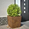 Pflanzkübel 50x50x50 cm Wetterfester Stahl Produktbild-Vorschau 2