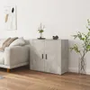 vidaXL Sideboard Betongrau 80x33x70 cm Holzwerkstoff Produktbild-Vorschau 1