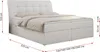 Boxspringbett 180x200 mit Matratze, Bett mit Multipocket - Produktbild-Vorschau 6