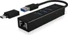 Hub IcyBox 4-Port IB-HUB1419-LAN USB 3.0 Hub & LAN Adapter Produktbild-Vorschau 3