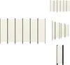 vidaXL 6 pezzi divisori per ambienti bianco crema 300x180 Anteprima dell’immagine prodotto 1