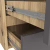 Kleine Kommode AKORD CL100 Eiche Artisan, Graphitgrau B100 Produktbild-Vorschau 5