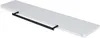 Weißes MDF Regal, 120 cm breit, 24 cm tief, 4 cm hoch, Produktbild-Vorschau 2