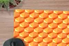 MuchoWow® Mauspad Mousepad Orange - Muster - 3D 30x40 cm - Produktbild-Vorschau 2