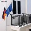 KOTARBAU® Držiak na vlajku 2-násobný pre dvojitý stožiar Náhľad obrázku produktu 2