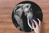 MuchoWow® Mauspad Mousepad Elefant - Zähne - Schwarz - Weiß Produktbild-Vorschau 3