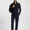 Hugo Boss Pullover Stehkragen dunkelblau einfarbig Produktbild-Vorschau 5
