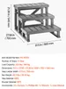 Escalier VEVOR pour spas et camping-cars, à 3 marches, avec Voir les images du produit 7